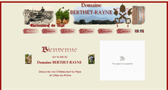 Desktop Screenshot of berthet-rayne.fr